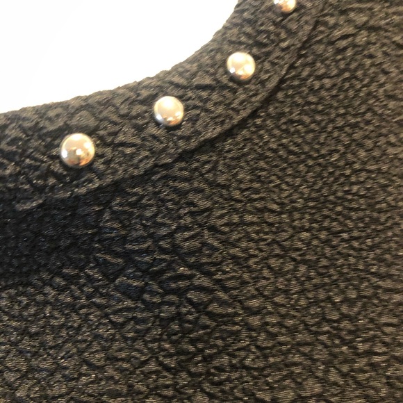 KARL LAGERFELD Studded neckline sleeveless blouse - Picture 4 of 8